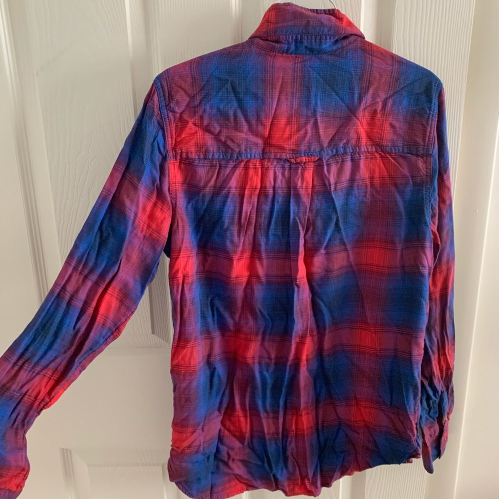 Plaid button up - Picture 3 of 3